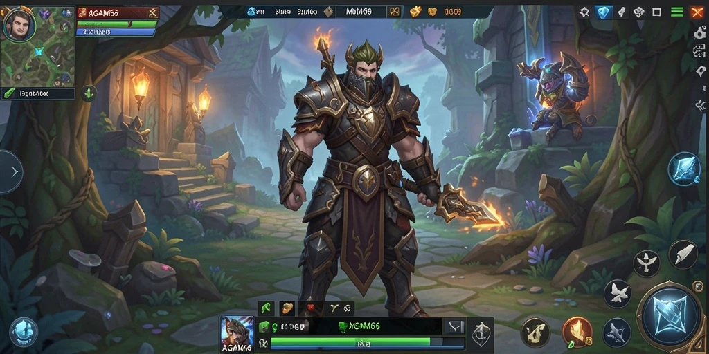 Screenshot gameplay AGAM66 menampilkan aksi seru di dunia MMORPG.
