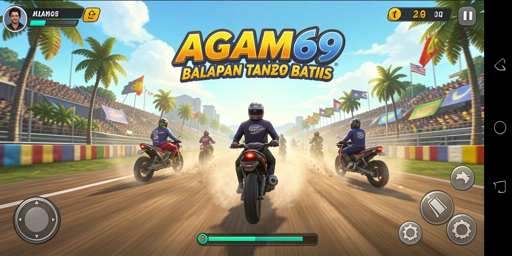 Tampilan menakjubkan dari aksi balapan di AGAM69.