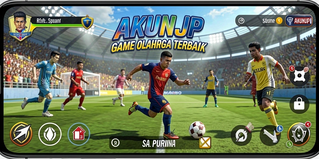 Tampilan gameplay AKUNJP yang seru dan dinamis.