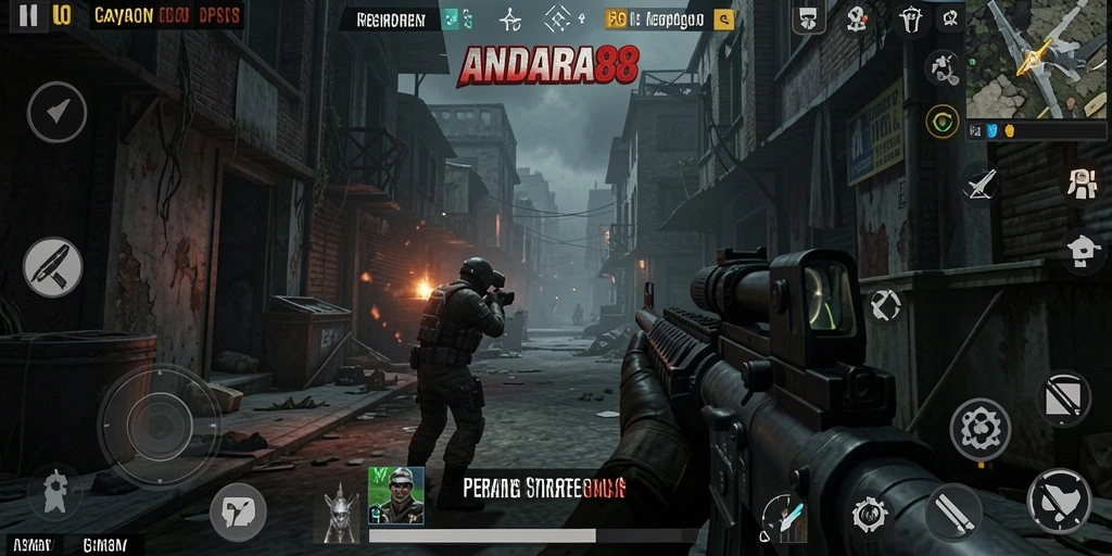 Gameplay luar biasa dalam pertempuran FPS yang mendebarkan.