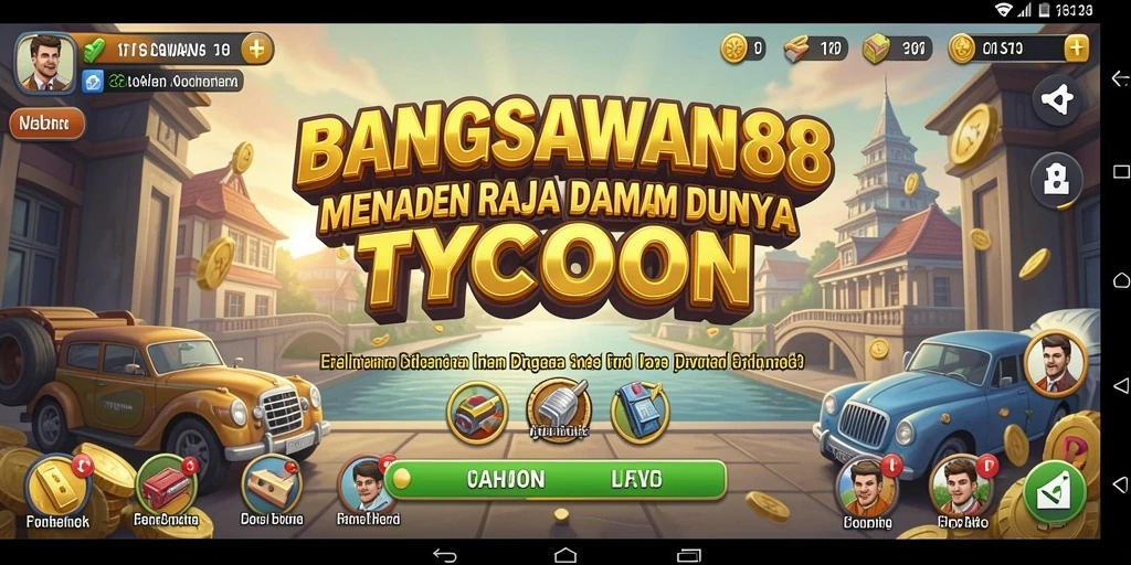 Screenshot BANGSAWAN88 menampilkan dinamika seru dalam gameplay Tycoon.