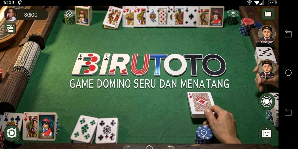 Tampilan gameplay seru di BIRUTOTO dengan pemain aktif.