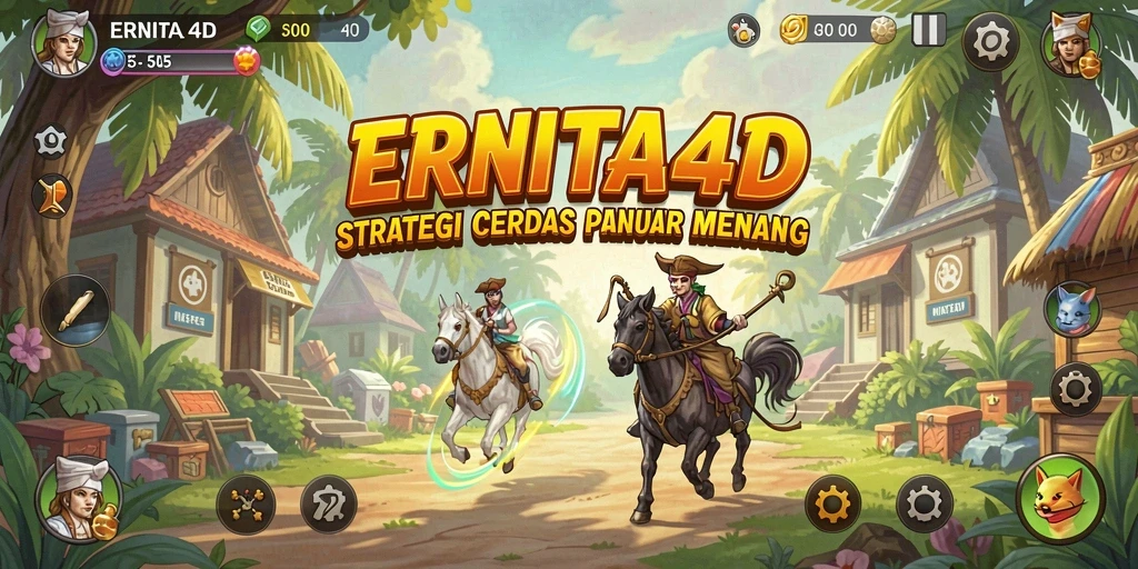 Tampilan gameplay ERNITA4D yang mendebarkan dan penuh strategi.