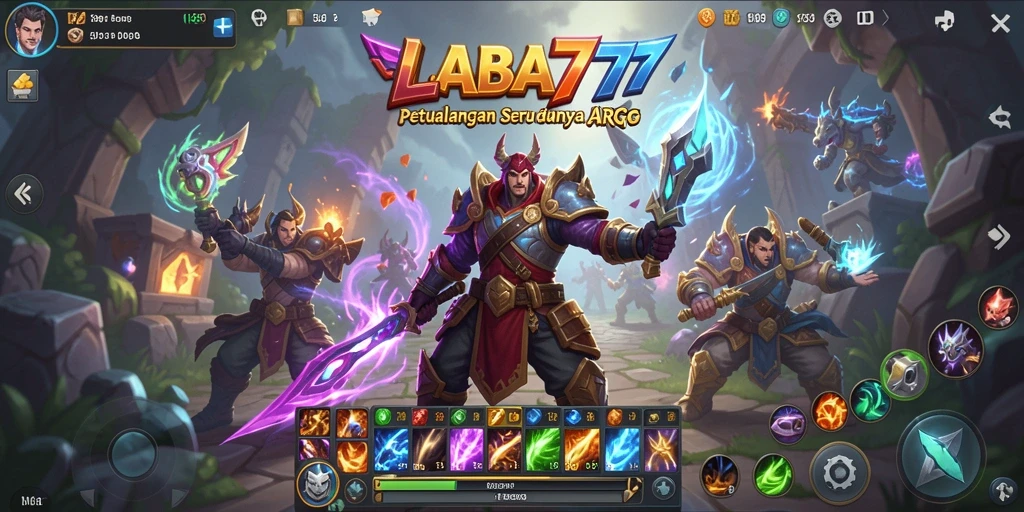 Tampilan menarik saat bertarung di LABA777 dengan grafik luar biasa.