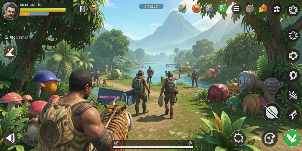 Tampilan gameplay MPO666 yang menarik dan dinamis saat menjelajahi dunia virtual.