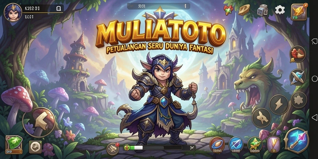 Gameplay seru MULIATOTO dengan berbagai tantangan menarik.