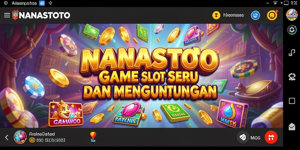 Tampilan gameplay NANASTOTO yang seru dan mengasyikkan.