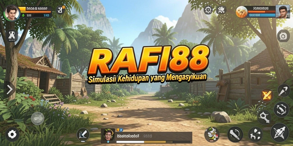 Tangkapan layar gameplay RAFI88 yang menampilkan karakter dan aktivitas simulasi.