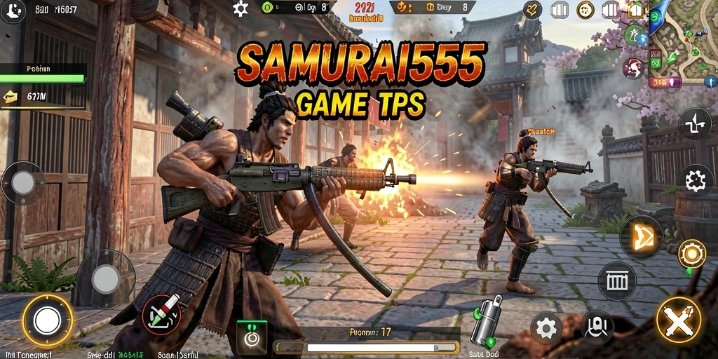 Screenshot menampilkan aksi intens dalam gameplay TPS.