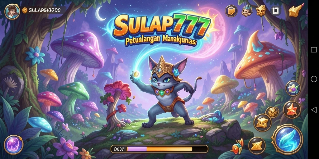 Screenshot utama SULAP777 menampilkan gameplay petualangan yang seru.